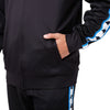 Carolina Panthers NFL Mens Stripe Logo Track Jacket