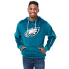 Philadelphia Eagles NFL Mens Velour Hooded Sweatshirt
