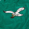 Philadelphia Eagles NFL Mens Kelly Green Velour Hooded Sweatshirt