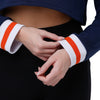 Chicago Bears NFL Womens Cropped Chenille Hoodie