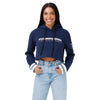 Dallas Cowboys NFL Womens Cropped Chenille Hoodie