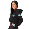 New York Jets NFL Womens Cropped Chenille Hoodie