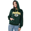 Green Bay Packers NFL Womens Velour Hooded Sweatshirt