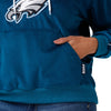 Philadelphia Eagles NFL Womens Velour Hooded Sweatshirt