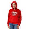 San Francisco 49ers NFL Womens Velour Hooded Sweatshirt