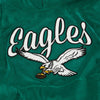 Philadelphia Eagles NFL Womens Kelly Green Velour Hooded Sweatshirt
