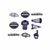 Baltimore Ravens NFL 10 Pack Team Clog Charms