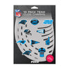 Carolina Panthers NFL 10 Pack Team Clog Charms