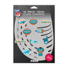 Miami Dolphins NFL 10 Pack Team Clog Charms