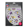 Minnesota Vikings NFL 10 Pack Team Clog Charms