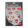 San Francisco 49ers NFL 10 Pack Team Clog Charms