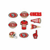 San Francisco 49ers NFL 10 Pack Team Clog Charms