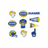 Los Angeles Rams NFL 10 Pack Team Clog Charms