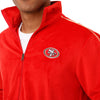 San Francisco 49ers NFL Mens Velour Zip Up Top (PREORDER - SHIPS LATE JUNE)