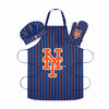 New York Mets MLB Pinstripe Chef Set