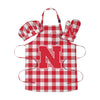 Nebraska Cornhuskers NCAA Plaid Chef Set
