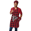Atlanta Falcons NFL Plaid Chef Set
