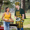 Green Bay Packers NFL Plaid Chef Set
