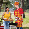 Kansas City Chiefs NFL Plaid Chef Set