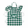 New York Jets NFL Plaid Chef Set