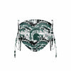 Michigan State Spartans NCAA Tie-Dye Beaded Tie-Back Face Cover