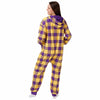 LSU Tigers NCAA Plaid One Piece Pajamas
