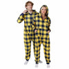 Michigan Wolverines NCAA Plaid One Piece Pajamas