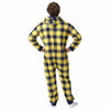 Michigan Wolverines NCAA Plaid One Piece Pajamas