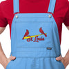 St Louis Cardinals Powder Blue MLB Mens Big Logo Bib Overalls