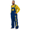 Michigan Wolverines NCAA Mens Big Logo Bib Overalls