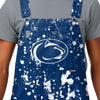 Penn State Nittany Lions NCAA Mens Paint Splatter Bib Overalls