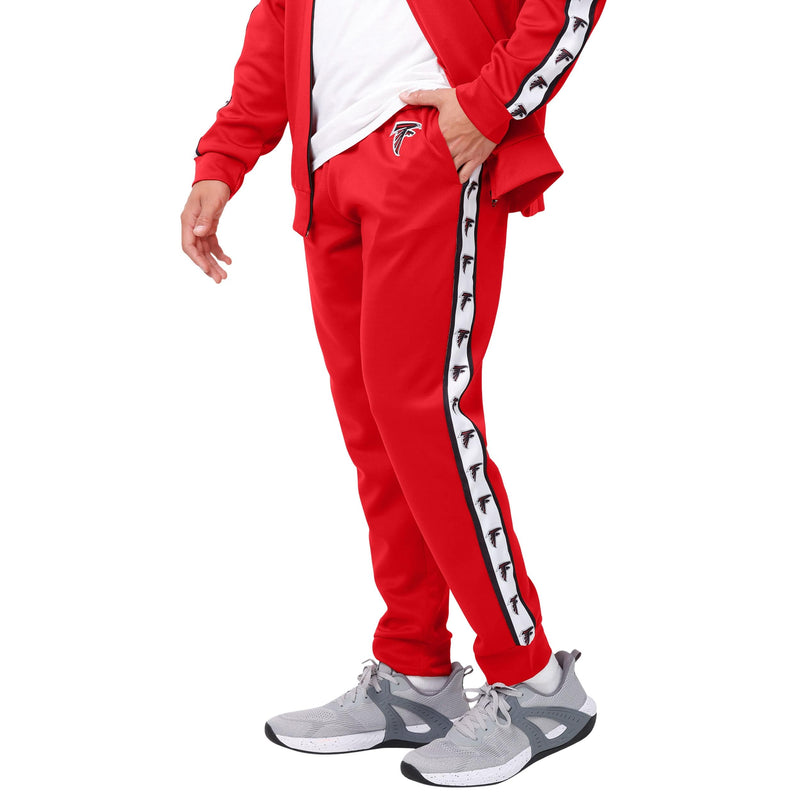 FOCO Atlanta Falcons Stripe Logo Track Pants, Mens Size: 2XL
