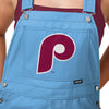 Philadelphia Phillies MLB Womens Powder Blue Big Logo Bib Overalls