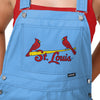 St Louis Cardinals Powder Blue MLB Womens Big Logo Bib Overalls