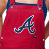 Atlanta Braves MLB Womens Big Logo Bib Overalls