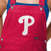 Philadelphia Phillies MLB Womens Big Logo Bib Overalls