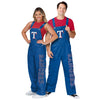 Texas Rangers MLB Womens Big Logo Bib Overalls