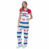 Chicago Cubs MLB Womens Flag Thematic Bib Overalls
