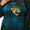 Jacksonville Jaguars NFL Womens Plaid Bib Overalls