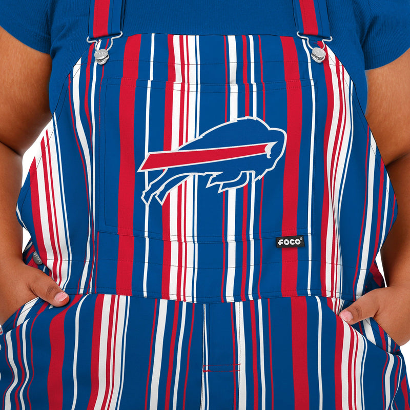 Buffalo Bills Womens Hyper Stripe Bib Overalls  Stripes fashion, Buffalo  bills outfit, Bib overalls