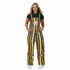 Pittsburgh Steelers NFL Womens Hyper Stripe Bib Overalls