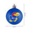 Kansas Jayhawks NCAA 12 Pack Ball Ornament Set