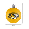 Missouri Tigers NCAA 12 Pack Ball Ornament Set