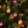 Virginia Tech Hokies NCAA 12 Pack Ball Ornament Set