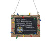 Michigan Wolverines NCAA 2023 Football National Champions Chalkboard Sign Ornament 
 - (PREORDER - SHIPS LATE JUNE)