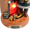 Green Bay Packers NFL Santa Fireplace Figurine