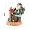 New York Jets NFL Santa Fireplace Figurine