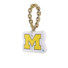 Michigan Wolverines NCAA Big Logo Light Up Chain Ornament
