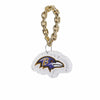 Baltimore Ravens NFL Big Logo Light Up Chain Ornament