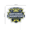 Michigan Wolverines NCAA 2023 Football National Champions LED Neon Sign (PRE-ORDER - SHIPS LATE JUNE)